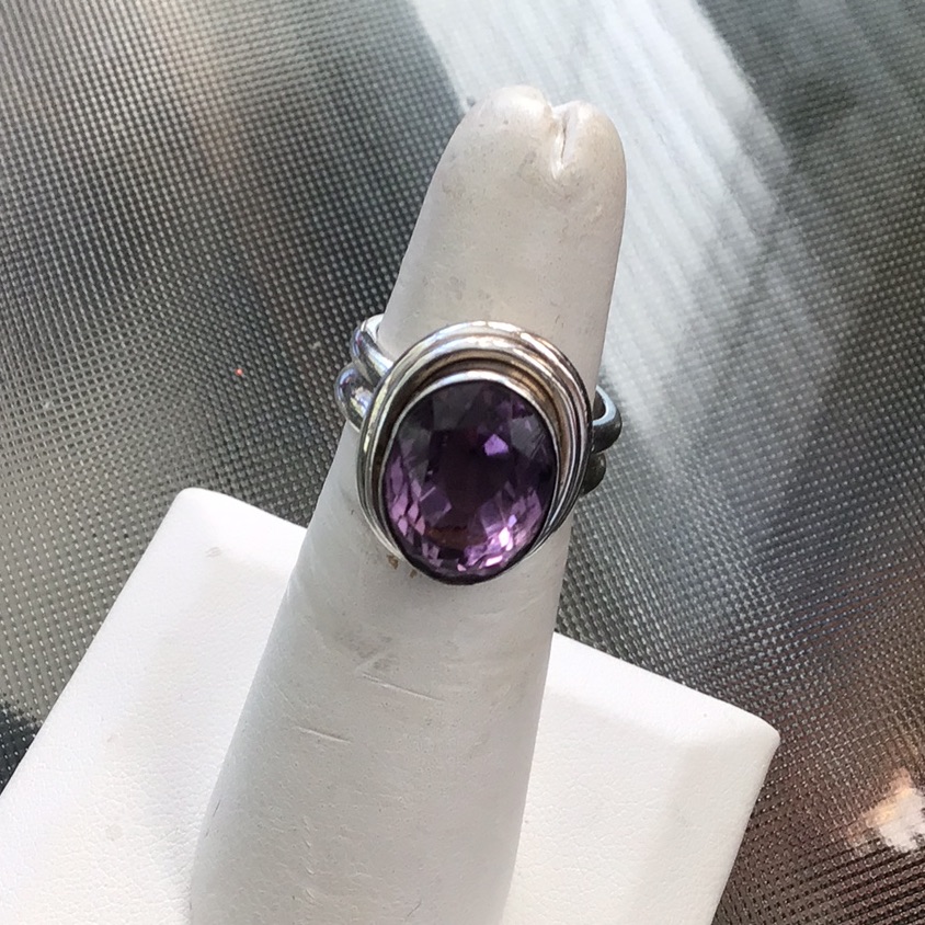 Firm Pricegenuine Amethyst Ring